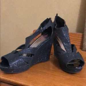 Sparkly Torrid 4” Wedges